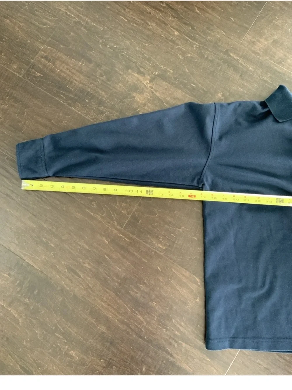 Polo by Ralph Lauren Navy Long-Sleeve Polo with Red Pony Embroidery